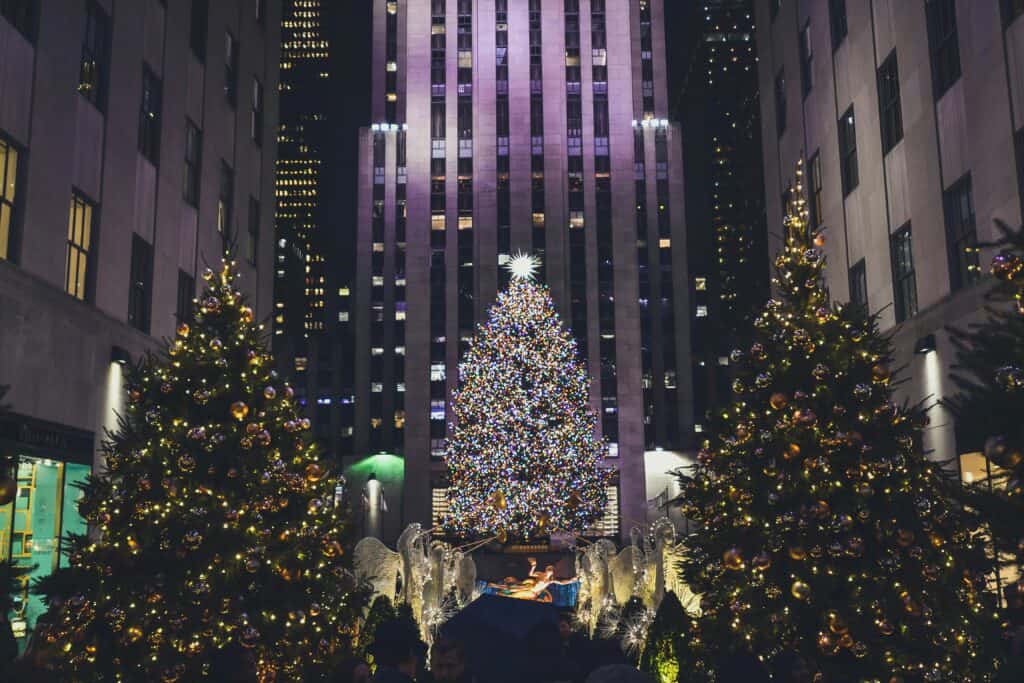 クリスマスの街並み