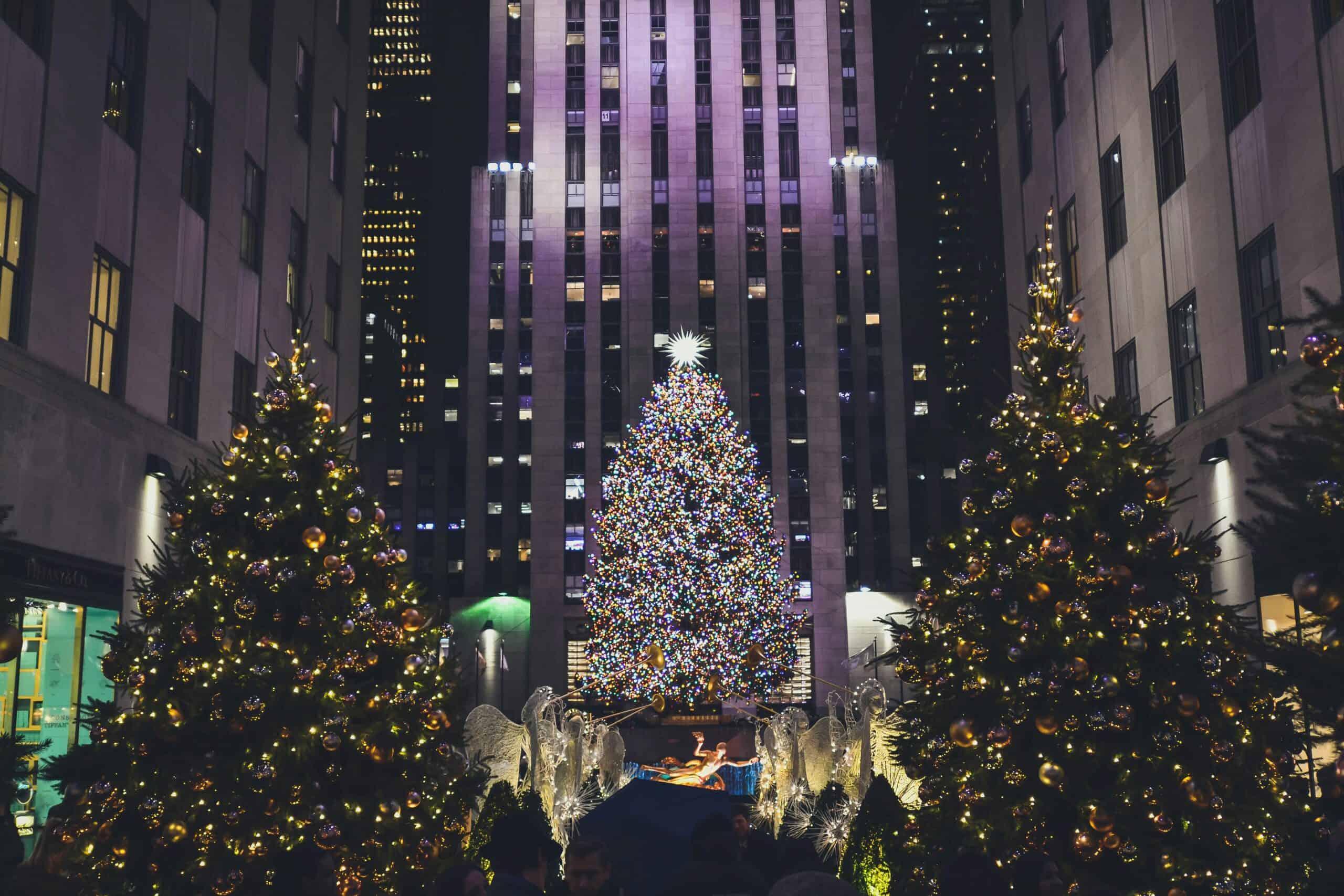 クリスマスの街並み