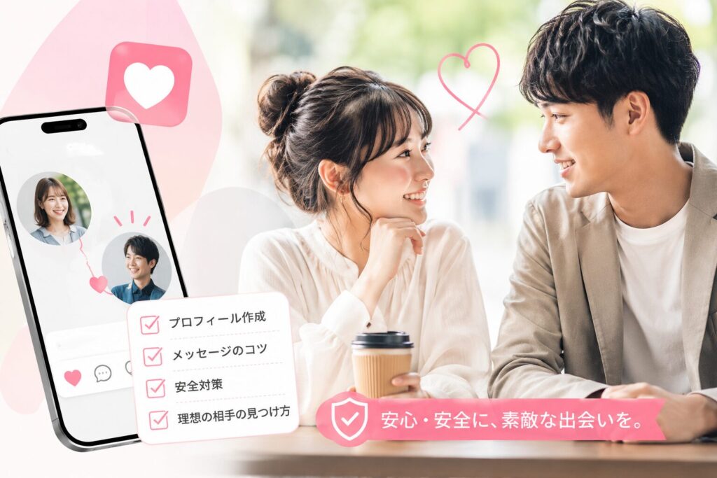 男性をじっと見つめる可愛い女性とスマホ。