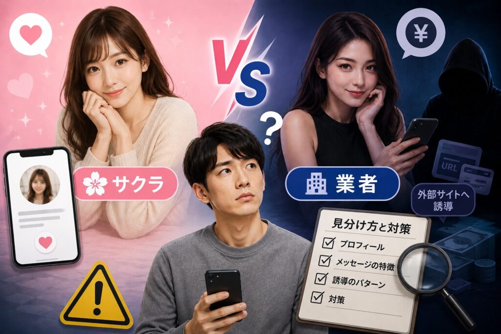 スマホを持って戸惑う表情を見せる男性