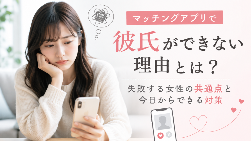 思案顔でスマホをのぞき込む女性
